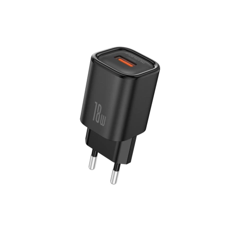 FONENG Netz-Ladegerät EU68 18W 1xUSB QC3.0 + Kabel USB-C schwarz