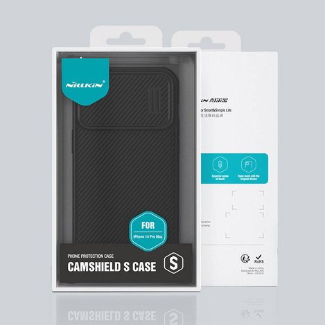 Nillkin CamShield S Case for iPhone 14 Pro Max armored cover camera cover green