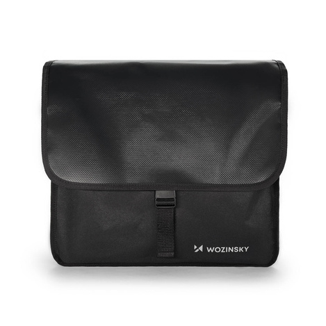 Wozinsky torba rowerowa sakwa na bagażnik 28l czarna (WBB34BK)