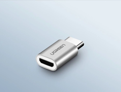 Ugreen adapter przejściówka z micro USB na USB Typ C czarny (30391)