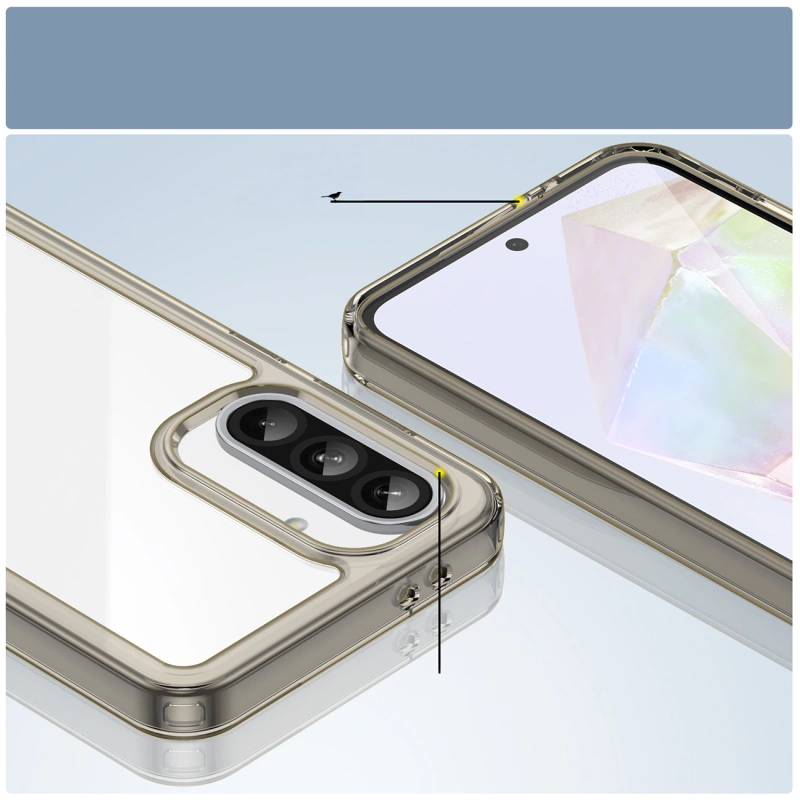Outer Space Case Samsung Galaxy A56 Transparent-black