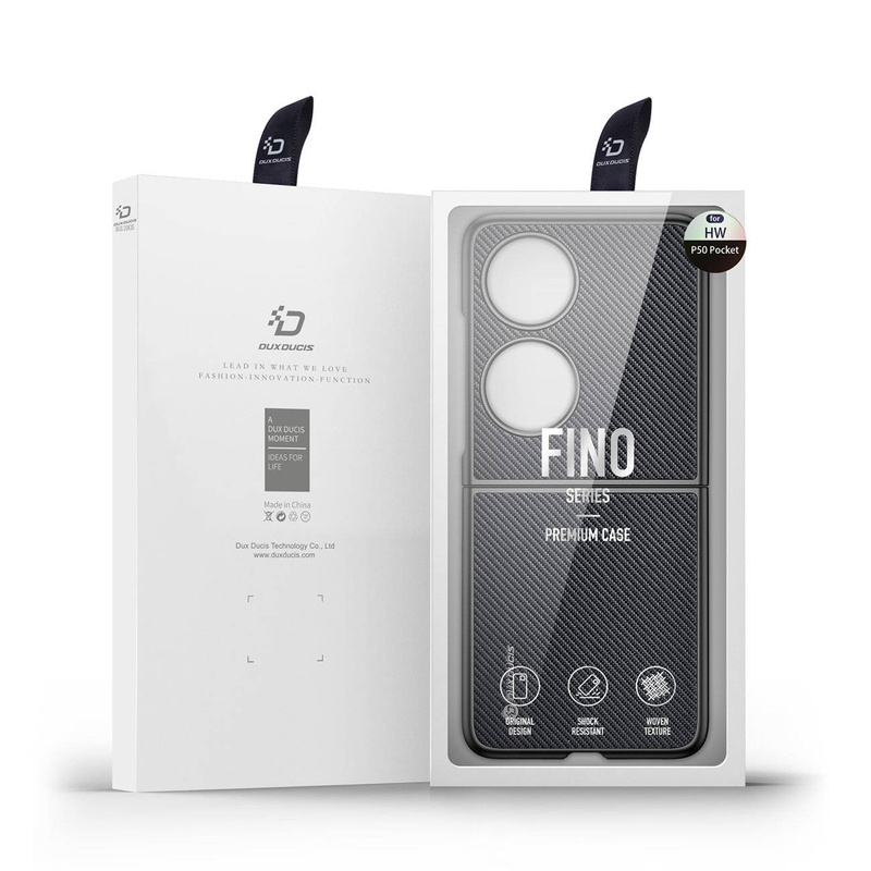 Dux Ducis Fino pouch cover nylon material Huawei P50 black
