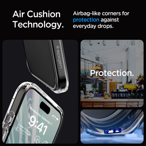 Spigen ULTRA HYBRID IPHONE 15 PRO KRISTALLKLAR