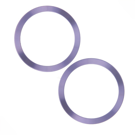 Metal Ring (2szt.) jasnofioletowy
