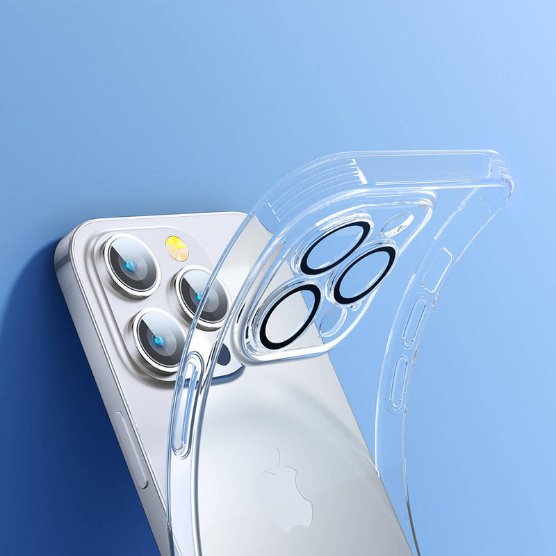 Joyroom 14Q Case etui iPhone 14 Pro obudowa pokrowiec z osłoną na aparat przezroczysty (JR-14Q2 transparent)