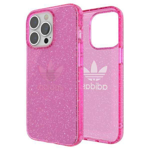 Adidas OR Protective iPhone 13 Pro / 13 6.1 "Clear Case Glitter pink / pink 47121