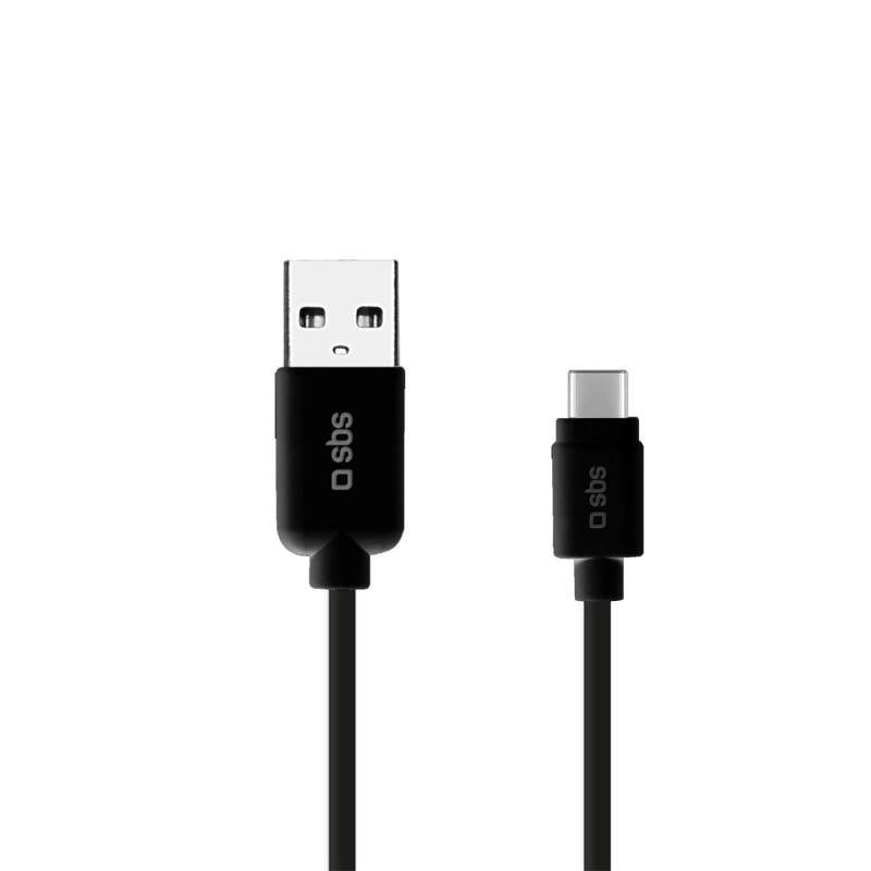 SBS TECABLETYC1KPOS USB-A - USB-C Cable 1m - Black
