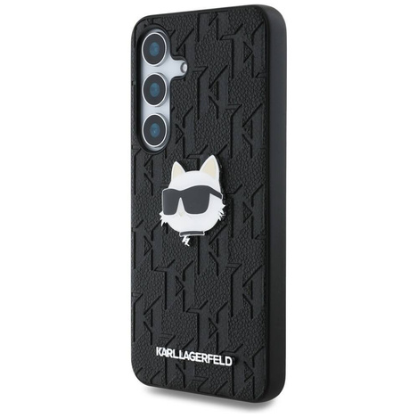 KARL LAGERFELD SAMSUNG S25 MONOGRAM KLHCS25SPGKLCHPK CHOUPETTE HEAD BLACK