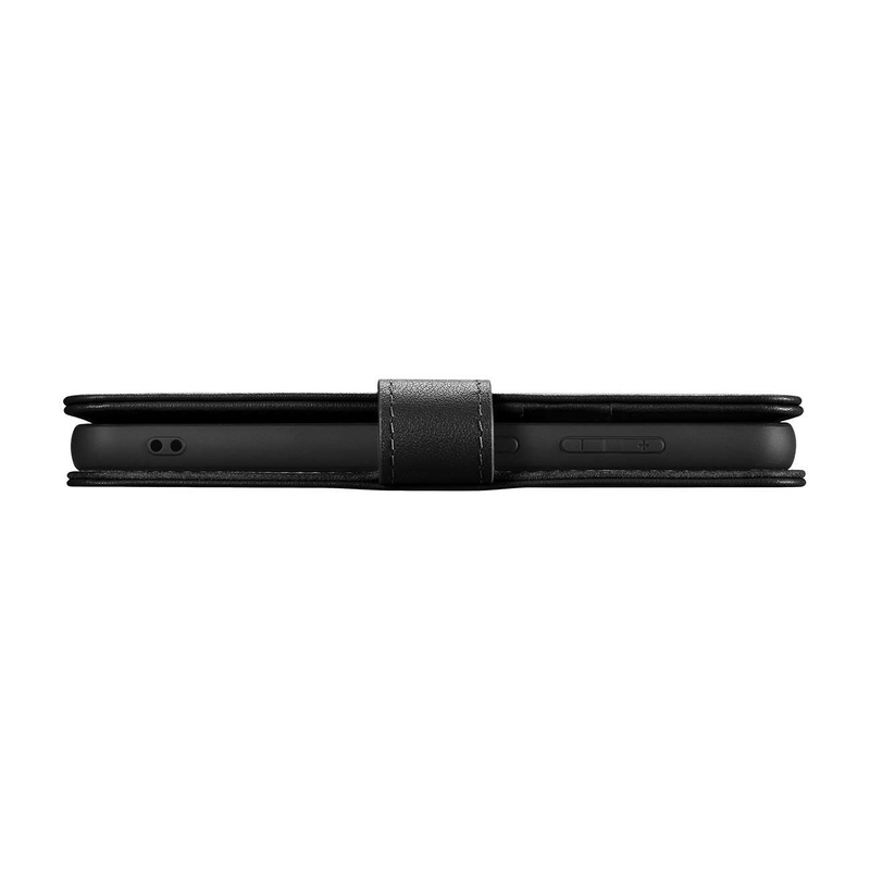iCarer Wallet Case für Samsung Galaxy S23+ Ledertasche Geldbörse schwarz