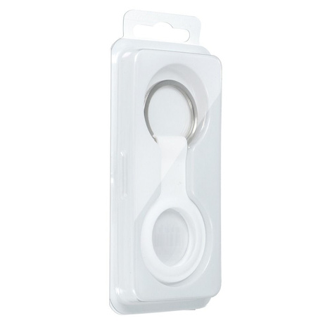 Brelok silikonowy do AIRTAG biały