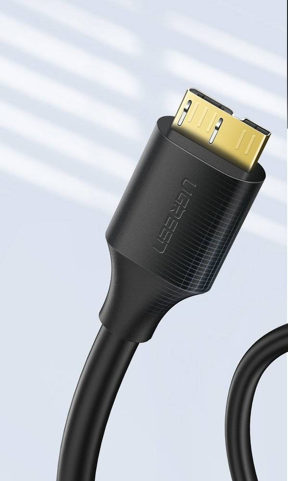 Ugreen kabel przewod USB - micro USB Typ B SuperSpeed 3.0 2m czarny (10843)