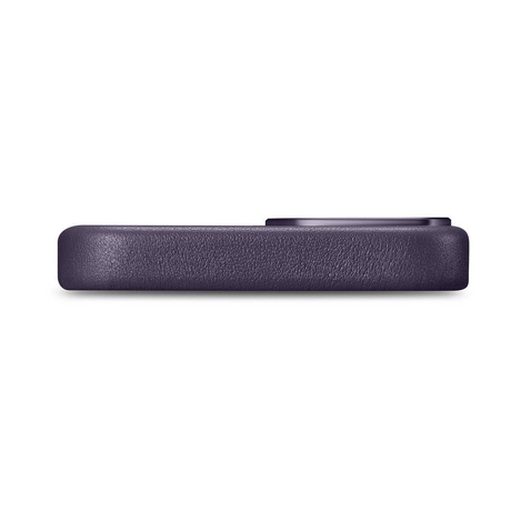 iCarer Case Leather Genuine Leather Case Cover for iPhone 14 Dark Purple (WMI14220705-DP) (MagSafe Compatible)