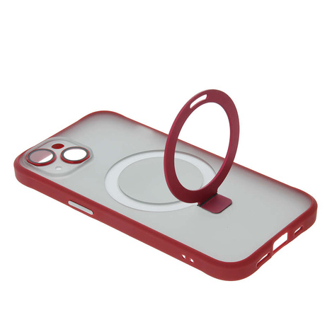 Nakładka Mag Ring do iPhone 14 Pro 6,1" czerwony