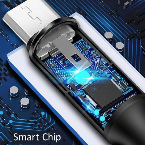 USAMS Kabel pleciony U5 2A micro USB czerwony/red 1,2m SJ224USB02 (US-SJ224)