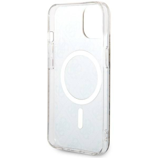 Guess GUHMP14SP4RPSW iPhone 14 6.1&quot; brown/brown hardcase 4G Printed Stripes MagSafe