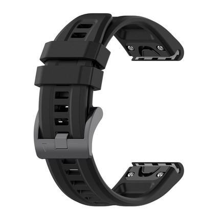 Pasek / opaska do smartwatcha Garmin FENIX 3 / 3HR / 5X / 6X / 6X PRO / 7X / 7X PRO czarny (9)