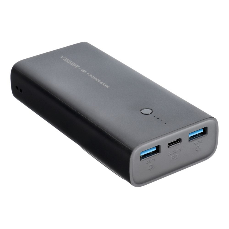 Bateria zewnętrzna (Powerbank) VEGER ACE100 - 10 000mAh Quick Charge PD 20W (W1146)