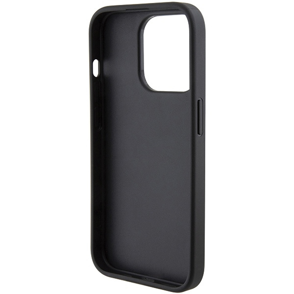 Karl Lagerfeld Quilted K Pattern case for iPhone 15 Pro - black