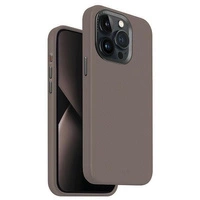 Uniq Lyden Hülle iPhone 15 Pro Max 6,7" Magclick Charging grau/feuersteingrau