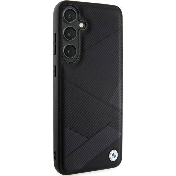 BMW BMHCS24M23RCGPK S24+ S926 schwarz/schwarzes Hardcase Signature Leather Crossing Lines Pattern
