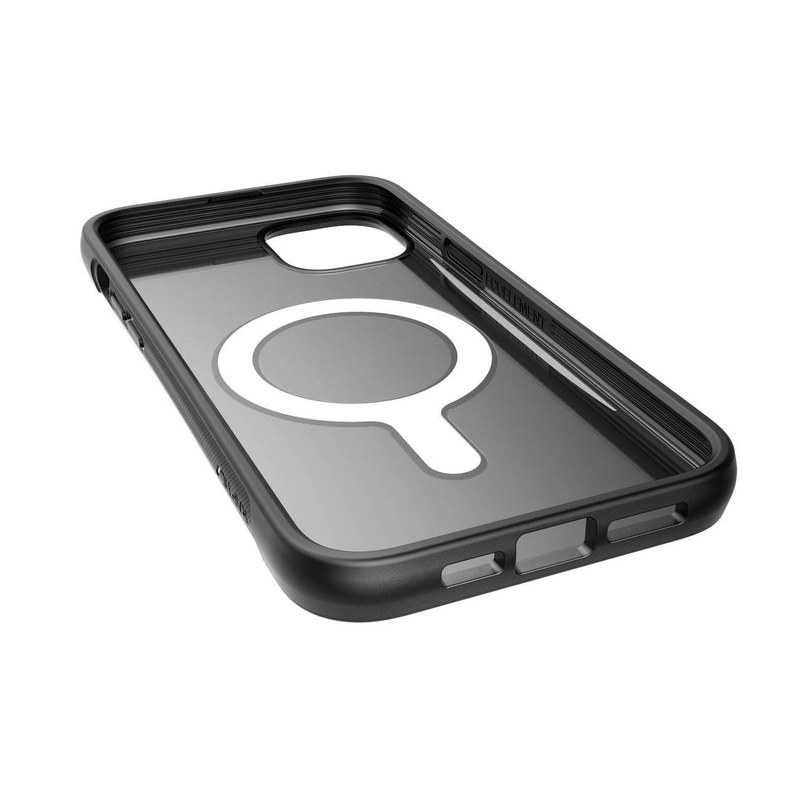 Raptic X-Doria Clutch Case iPhone 14 Plus mit MagSafe Rückseite schwarz