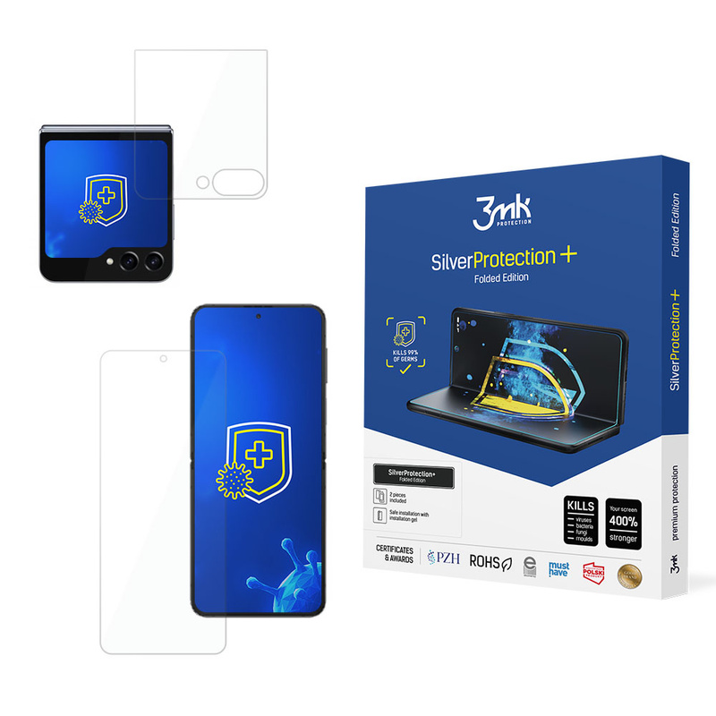 Schutzfolie SAMSUNG GALAXY Z FLIP 5 3MK SilverProtection+ Folded Edition