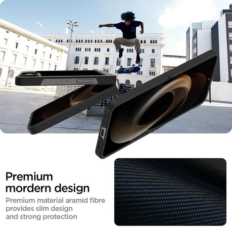 Spigen Air Skin Samsung Galaxy Z Flip 6 czarny/aramid black ACS07843