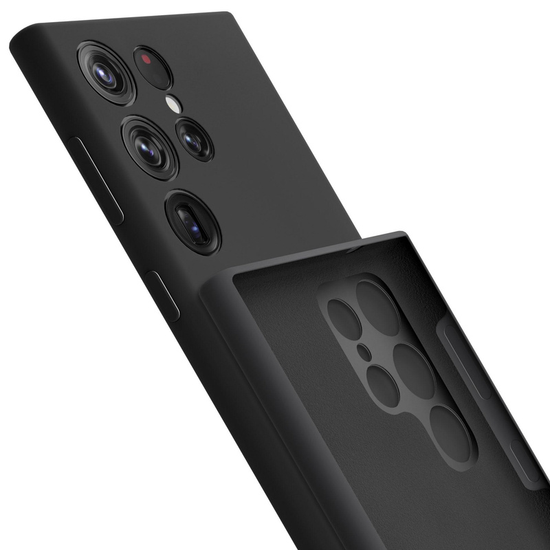 3MK SILICONE CASE SAMSUNG S24 ULTRA BLACK