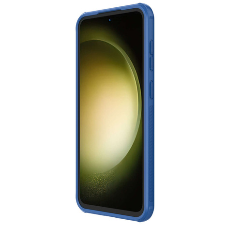 Nillkin Super Frosted Shield Pro robuste Hülle für Samsung Galaxy S23 FE – Blau