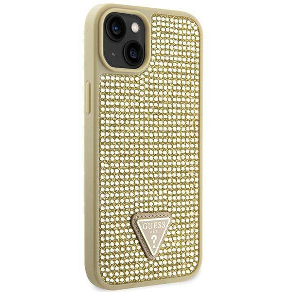 Guess GUHCP14MHDGTPD iPhone 14 Plus 6.7" gold/gold hardcase Rhinestone Triangle