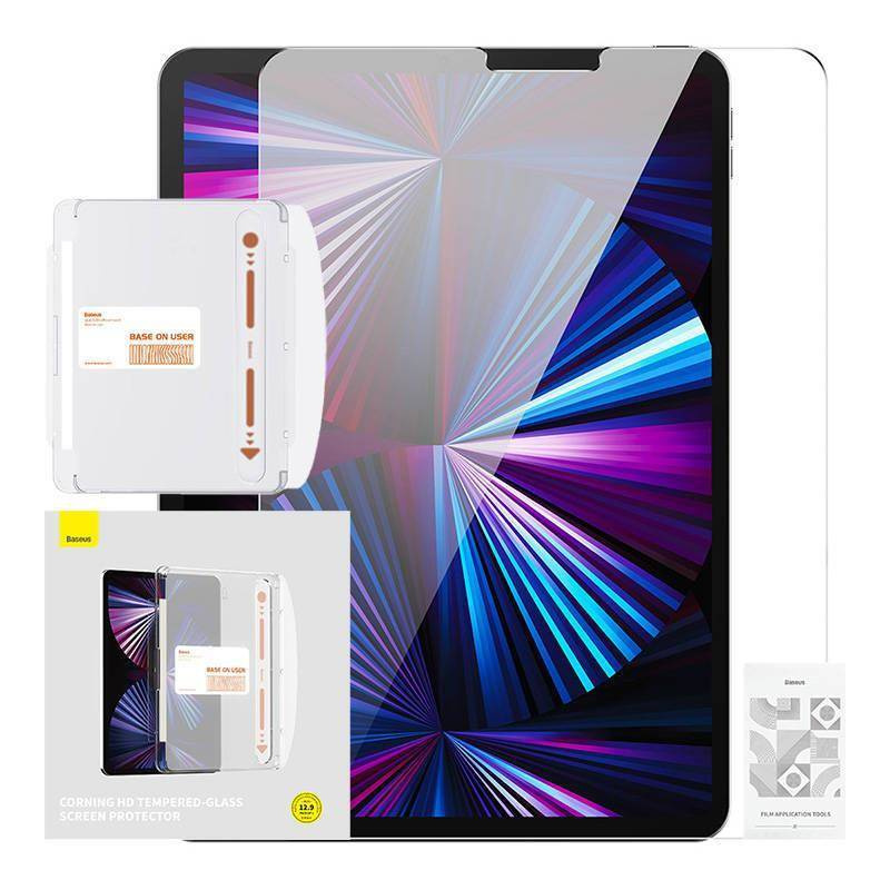 Szkło Hartowane APPLE IPAD PRO 12.9 (3gen / 4gen / 5gen) Baseus Corning Clear