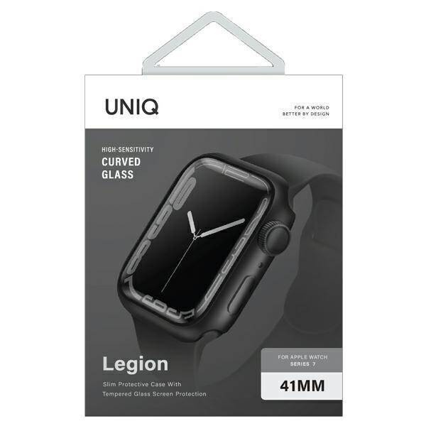 UNIQ etui Legion Apple Watch Series 7 41mm czarny/black