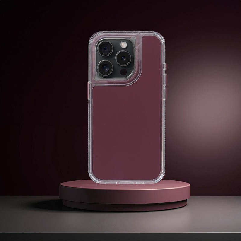 Futerał MATRIX do IPHONE 16 PLUS purpurowy