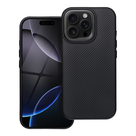 Carbon Elite Mag Cover kompatybilny z MagSafe pasuje do IPHONE 15 PLUS czarny
