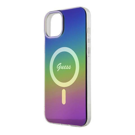 Guess IML Iridescent MagSafe - Etui iPhone 15 Plus (kolorowy)