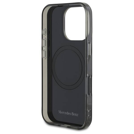 Oryginalne Etui IPHONE 16 PRO Mercedes Hardcase Double Layer BiColor MagSafe (MEHMP16L23HBIGK) czarne