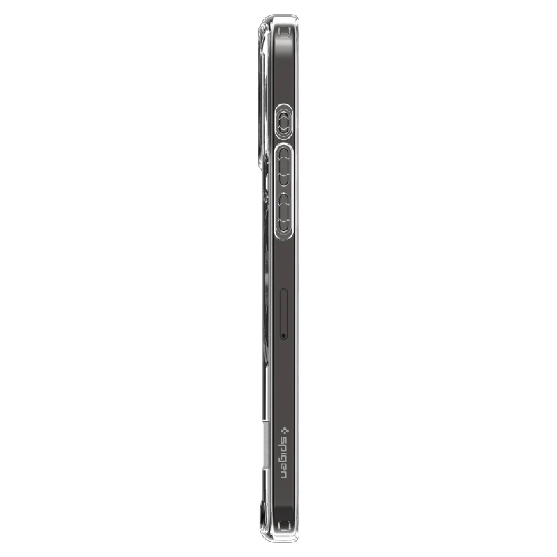 Spigen Ultra Hybrid S MagSafe Hülle mit Ständer für iPhone 15 Pro – transparent