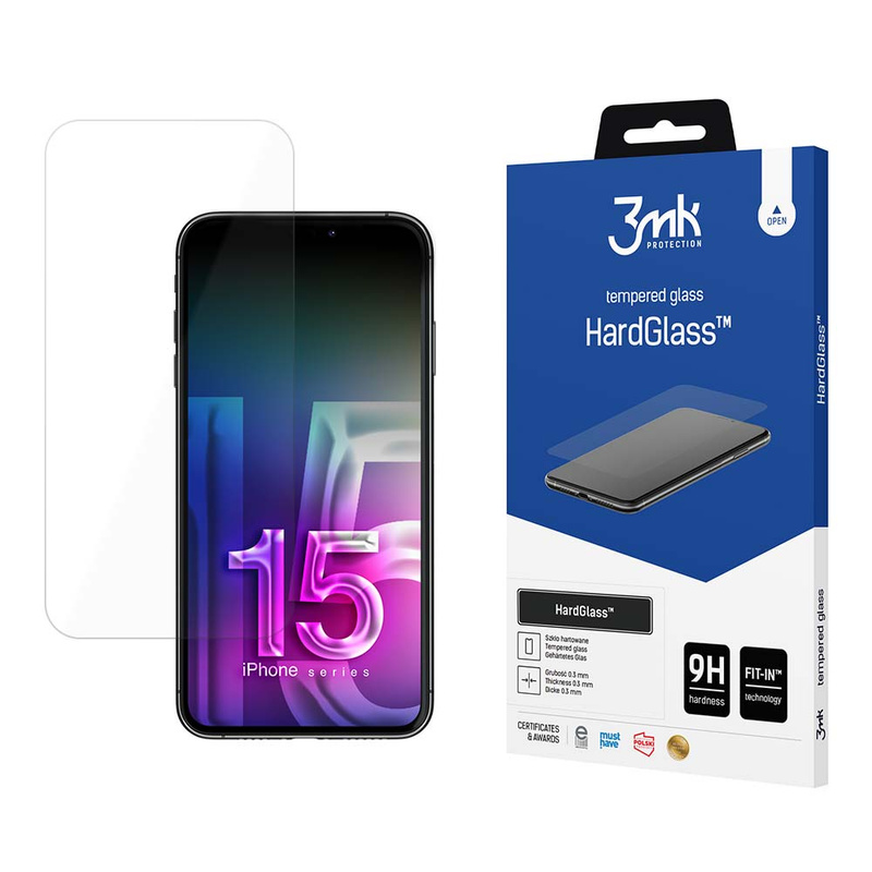 3MK Hard Glass iPhone 15 Pro