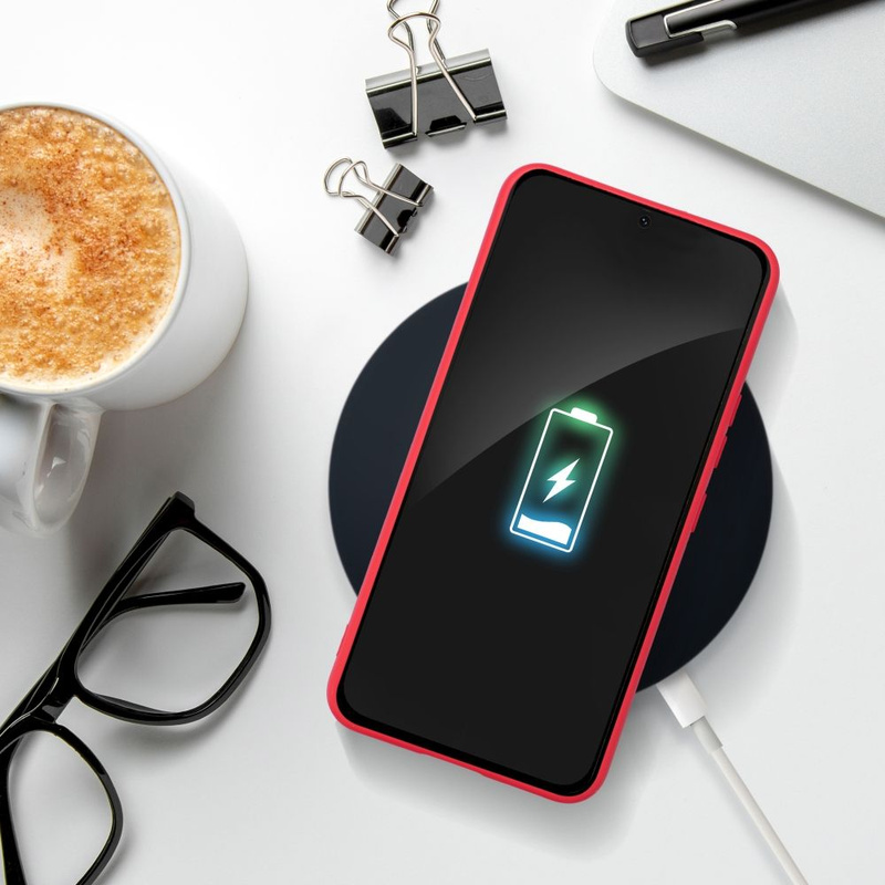 Futerał SOFT do SAMSUNG Galaxy A33 5G czerwony