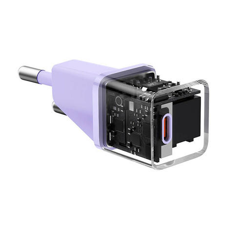 Mini ładowarka sieciowa Baseus GaN5  20W (fioletowa)