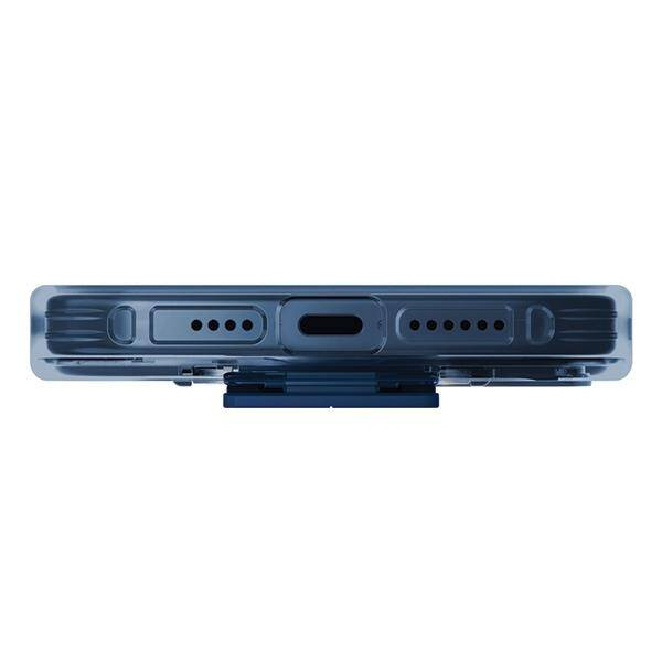 Etui APPLE IPHONE 15 PRO UNIQ Heldro Mount with Stand niebieskie