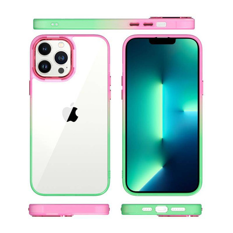 Schutzhülle IPHONE 11 PRO MX Rainbow rot-grün