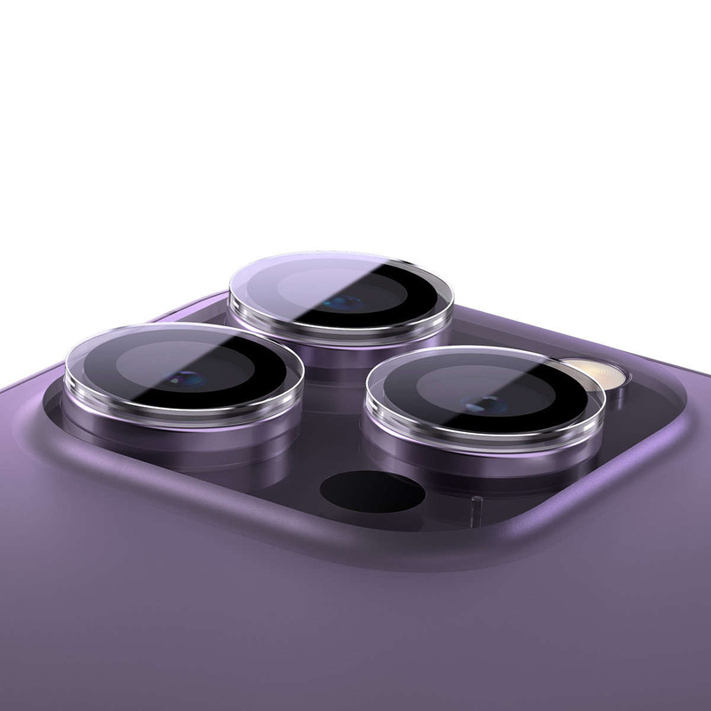 Kamera-Hartglas für iPhone 14 Pro / 14 Pro Max Baseus + Montageset
