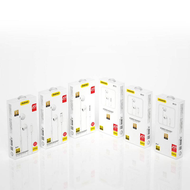 Dudao X14PROL-W1 Kopfhörer mit Lightning Connector weiß (X14PROL-W1)