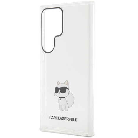 Oryginalne Etui KARL LAGERFELD hardcase IML Choupette KLHCS24LHNCHTCT do Samsung Galaxy S24 Ultra przezroczysty