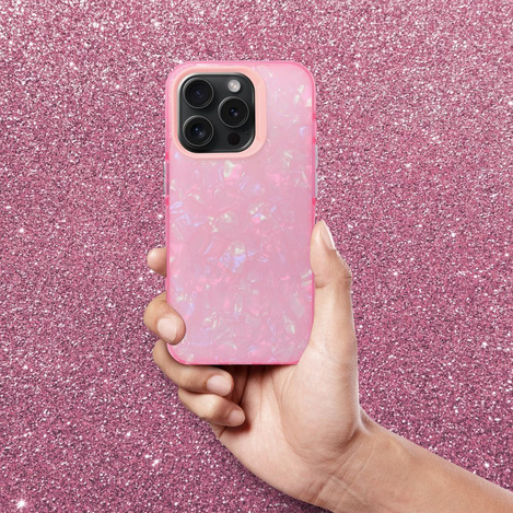 Futerał TUTTI FRUTTI do IPHONE 16 PLUS różowy