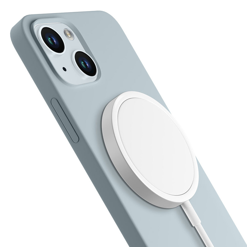 Etui 3mk Hardy Silicone MagCase na iPhone 15 Plus - niebieskie
