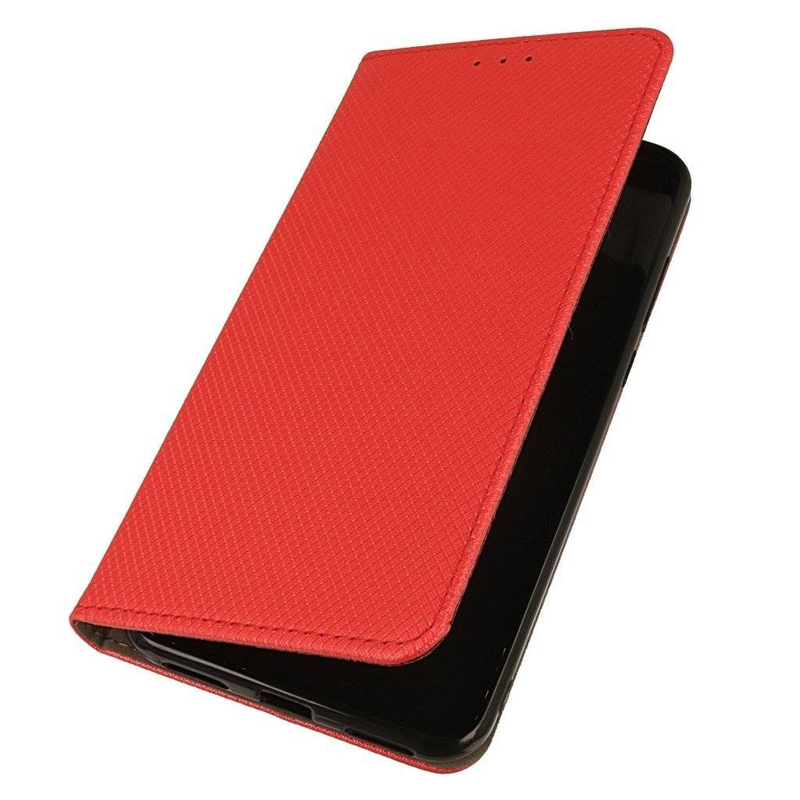 Etui portfel Flip Magnet HUAWEI Y7 2019 czerwone