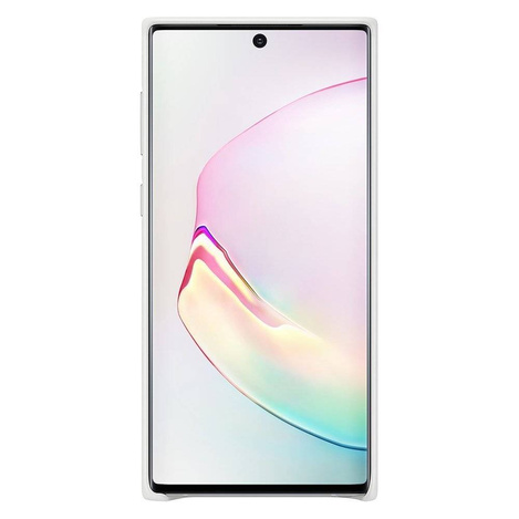 Samsung Leather Cover skórzane etui pokrowiec ze skóry naturalnej Samsung Galaxy Note 10 biały (EF-VN970LWEGWW)