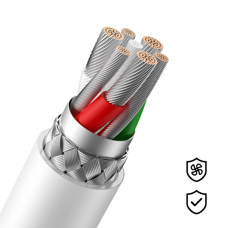 Joyroom S-IW001S induktives Ladegerät für Apple Watch mit USB-Kabel 1,2 m weiß